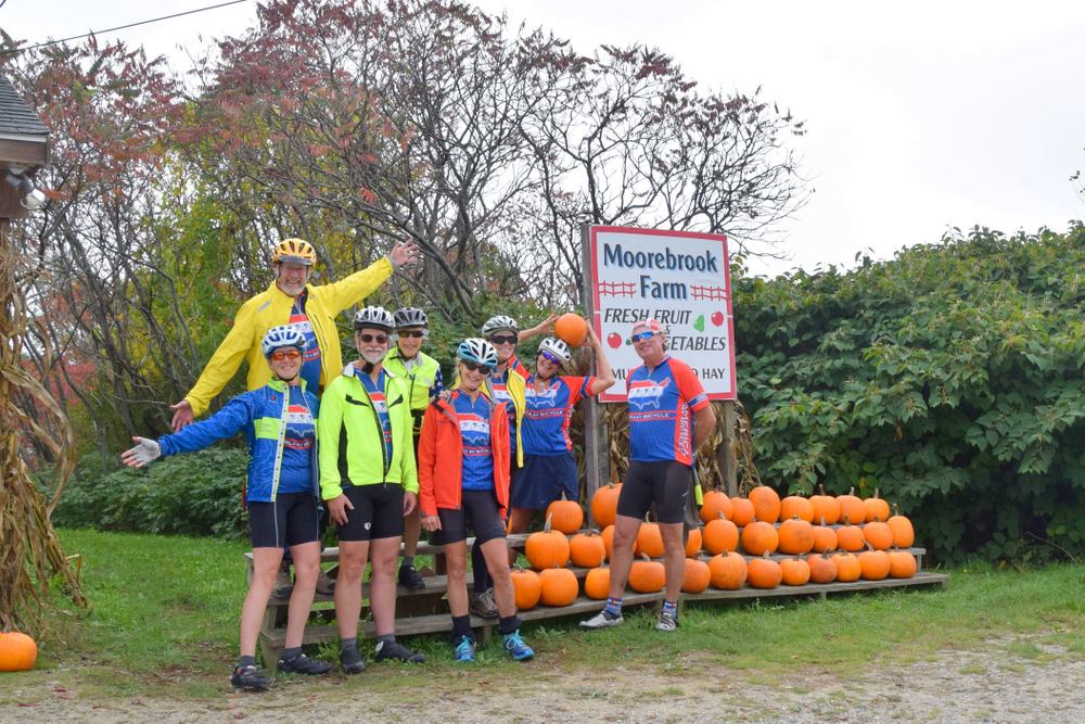 (Front Row, L-R): Judy, Gary, Vickie, Steve; 
(Other Rows, L-R): Dennis, Lil Karen, Terry, Karen (Pumpkin Head).